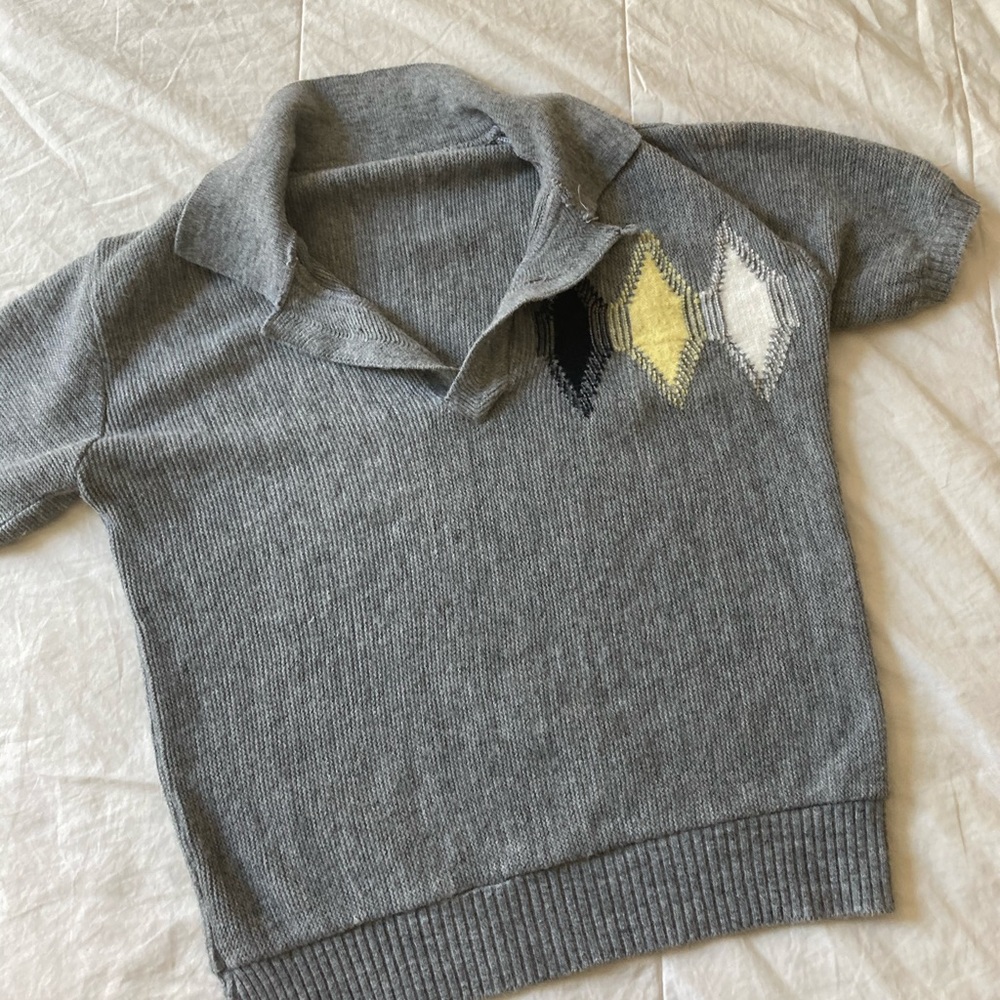 Preppy Argyle Sweater